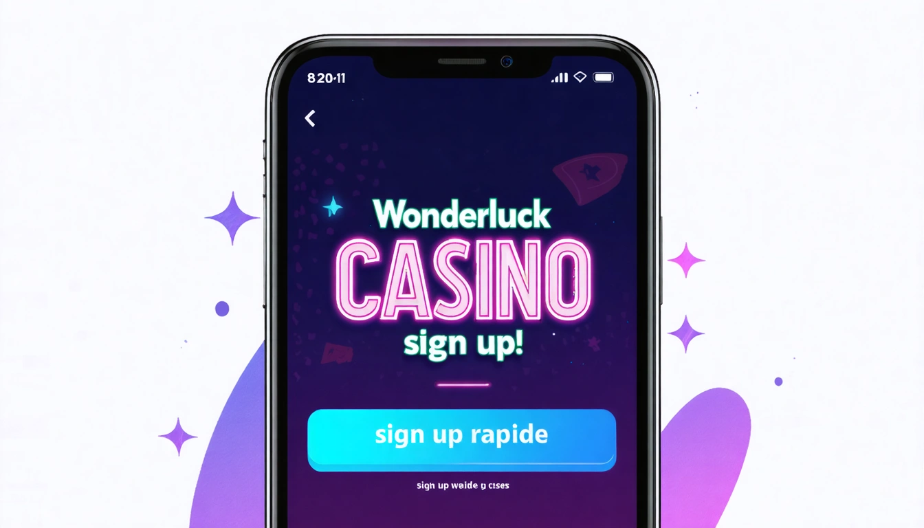 Inscription Wonderluck casino sign up guide rapide